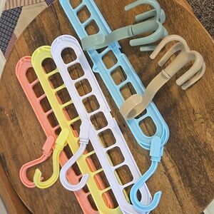 Colorful Multi-Hook Hangers Set